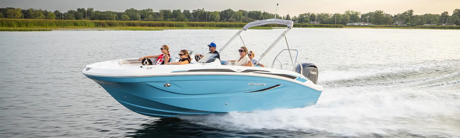 2025 Hurricane SunDeck Sport Outboard for sale in Danforth's Inc, Ogdensburg, New Jersey